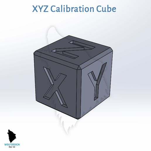 Télécharger fichier STL gratuit Cube de calibrage WD XYZ • Design pour